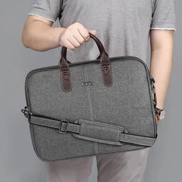 LOREM Men Textured Laptop Bag-13