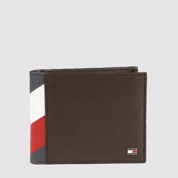 Tommy Hilfiger Men Brown Solid Leather Two Fold Wallet-picture-18