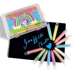 SCOOBIES Kids Set of 12 Cobalt Chalks School Essentials-9