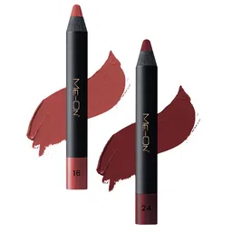 ME-ON 2-Pcs Photoface Long-Lasting Lip Crayon - Shade 16 & 24-14