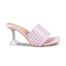 JM Looks Textured Party Block Heels image 3