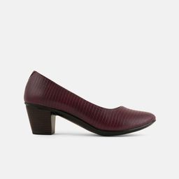 Rubeezz Textured Block Mules image 3