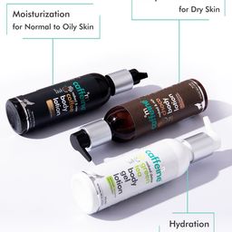 MCaffeine Set of 2 Lightweight & Non-Greasy Coffee Body Lotion - 200ml each image 2