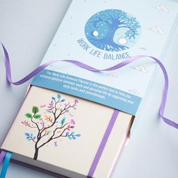 Doodle Work Life Balance Planner Notebook 336 Pages A5-image-0