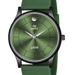 HAMT Men Brass Dial & Straps Analogue Watch HT-GR316-GRN-GRN-52