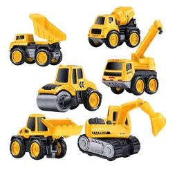 ADKD Kids Set Of 6 Metal Construction Toys-10