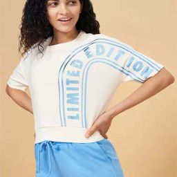 Ajile by Pantaloons Cream Cotton Printed Top-image-40