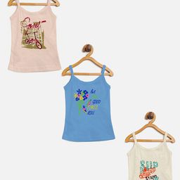 PARYAG Pack Of 3 Cotton Camisoles-13