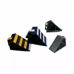 Signxpress India SI-RWC-024 Rubber Wheel Chock for LMV (Black & Yellow)-16