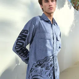 UNRL Printed Casual Shirt-image-27