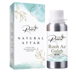 THE RUPAWAT Perfumery House Rooh Ae Gulab Natural & Alcohol-Free Attar - 50 ml-0
