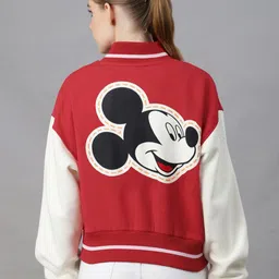 Free Authority Women Mickey & Friends Printed Oversized Fit Sweatshirt-picture-40