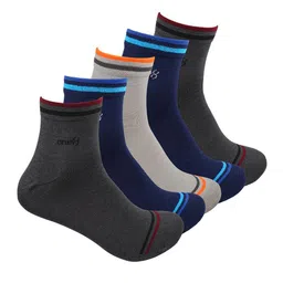 One8 By Virat Kohli Men Pack Of 5 Patterned Ankle-Length Socks-6