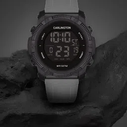 CARLINGTON Men Digital Multi Function Watch Endurance 9133 Grey-1