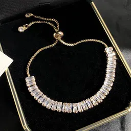 Just Lil Things Artificial Stones Studded Wraparound Bracelet-38