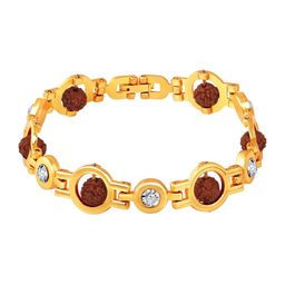 Mahi Unisex Gold-Plated Wraparound Bracelet-image-11