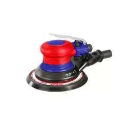 Emtop 150 mm 10500 RPM Air Sander 90 PSI Air Pressure Red and Black, EAPR15001-28