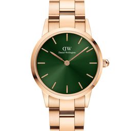 Daniel Wellington Iconic Link Women Dial Rose Gold & Green 28mm Analogue Watch DW00100421-image-61