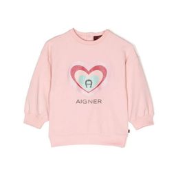 AIGNER Girls Graphic Printed Cotton Regular Sweatshirt-image-77