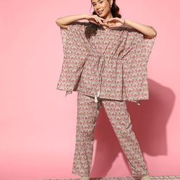 Women Cotton Co-ord set-54
