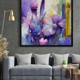 999Store Printed Blue Canvas Wall Art-image-31