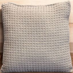 Dolce Casa Set Of 1 Checked Square Waffle Cotton Reversible Cushion Covers-55