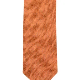 The Tie Hub Men Woven Design Woolen Skinny Tie-image-93