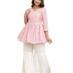 DMP FASHION Women Ethnic Motifs Solid Daily Anarkali Kurta-image-52