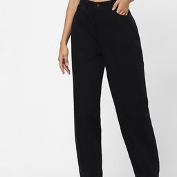 ONLY Women Black Straight Fit High-Rise Jeans-picture-26