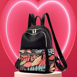 JAISOM Women Graphic Printed Leather Backpack-8