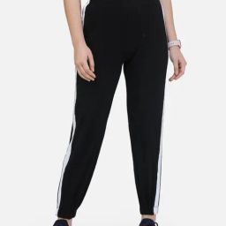 Scorpius Black Regular Fit Trackpants-image-47
