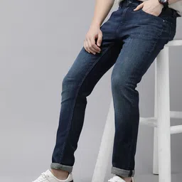 SPYKAR Men Skinny Slim Fit Low-Rise Light Fade Stretchable Jeans-picture-4
