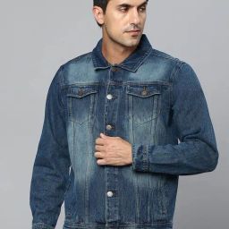 High Star Blue Regular Fit Denim Jacket-picture-34