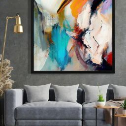 999Store Printed Multicolor Canvas Wall Art-image-85
