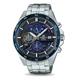 Casio EDifice EFR-556DB-2AVUDF Blue Analog Dial Silver Stainless Steel Band Men's Watch EX362-19