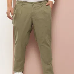 Thomas Scott Men Plus Size Straight Fit Easy Wash Chinos Trousers-image-17