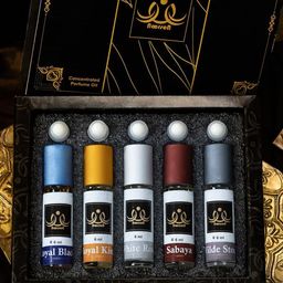 Noorson 5-Pcs Non-Alcoholic Long Lasting Royal Attar Perfume Combo - 6 ml each-6