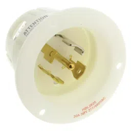 HUBBELL WIRING DEVICES CONNECTOR, POWER ENTRY, PLUG, 30A, HBL2825-image-30