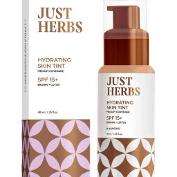 JUST HERBS Hydrating Skin Tint SPF 15+ 8 Almond - 40 ml-11