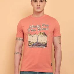 Wrangler Light Wine Regular Fit Printed T-Shirt-picture-18