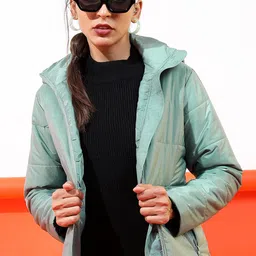Tokyo Talkies Women Longline Puffer Jacket-21