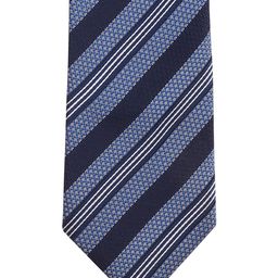 PELUCHE Blue Striped Broad Tie-image-10