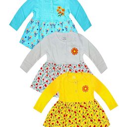 KidzzCart Floral Print Fit & Flare Dress-40