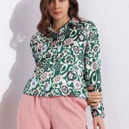 Vero Moda Green Printed Shirt-image-19
