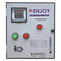 Enjoy Control Panel 3 HP Single Phase V4 Digital Relay Panel with 20–32 Amp Relay & Dual 50 μF Capacitors for Water Filled Submersible Pumps-11