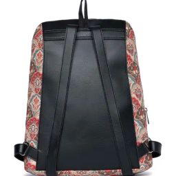 ZOUK Mughal Art Multicolor Leather Classic Daypack image 3