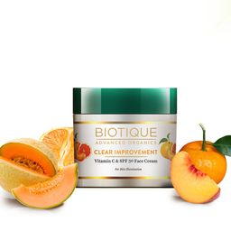 Biotique Advanced Organics Clear Improvement Vitamin C & SPF30 Face Cream - 50 g-37