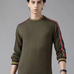 Van Heusen Sport Side Striped Pullover Sweatshirt-image-45