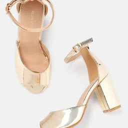 Allen Solly Glossy Block Heels-42