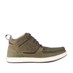 Red Chief Men's Olive Derby Boots-image-49